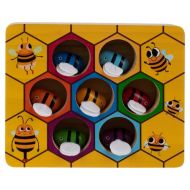 Drevená hra na výučbu farieb - Včielky + poštovné len za 1 EURO