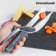 Nožnice s nožom a mini krájacou doskou InnovaGoods + poštovné len za 1 EURO