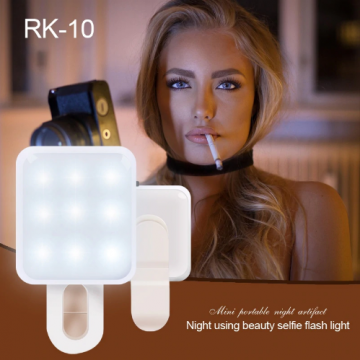 Selfie LED svetlo pre mobilné telefóny RK-10 + poštovné len za 1 EURO