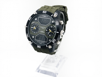 Pánské hodinky Charles Delon - Zelené 5761 + poštovné len za 1 EURO