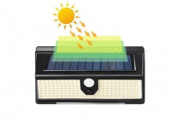 Solárne osvetlenie 190 LED so senzorom pohybu a súmraku
